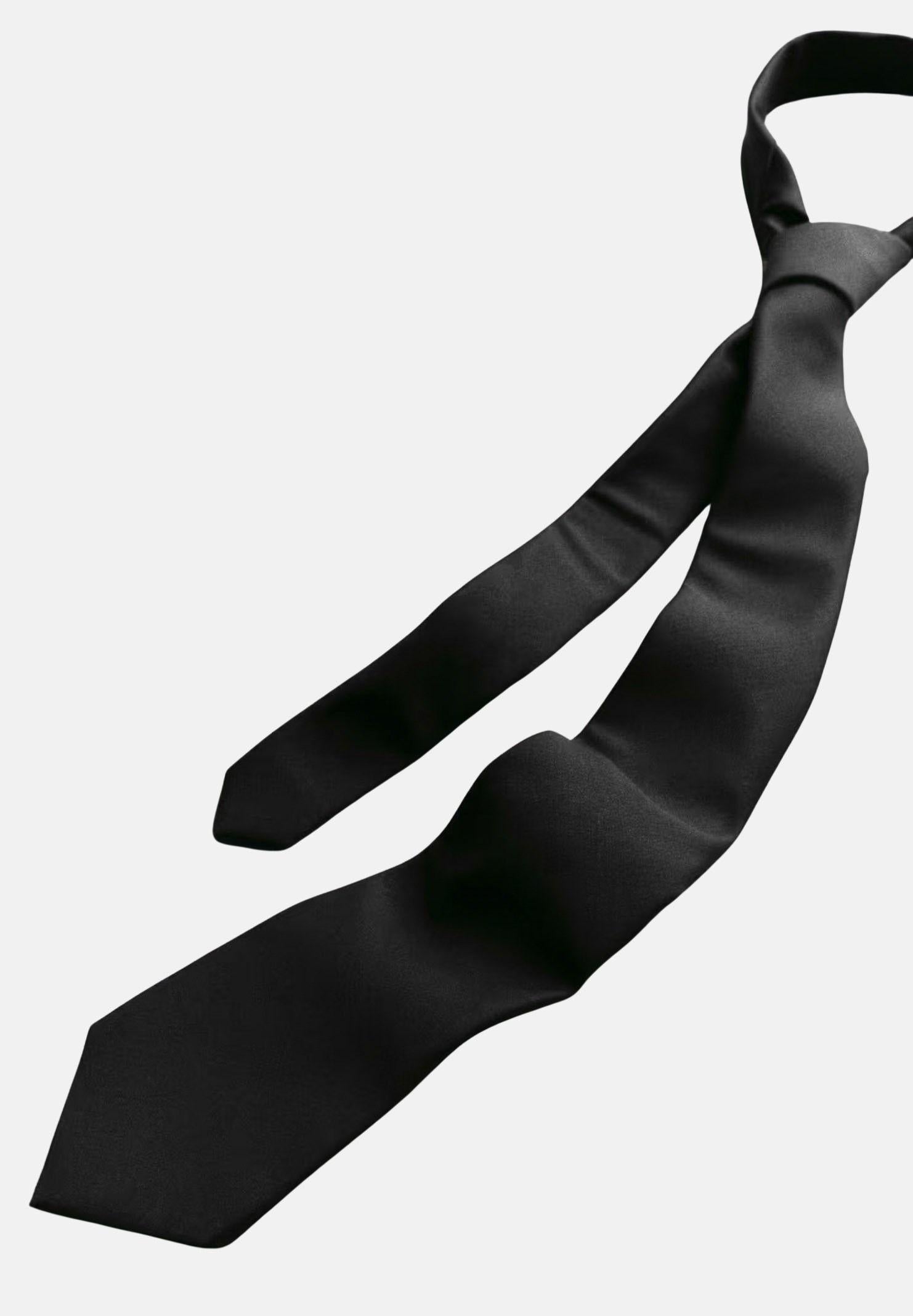 PATRIZIA PEPE Cravatta nera da uomo 5F0008A1WK K102 PATRIZIA PEPE 