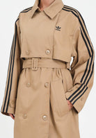 ADIDAS ORIGINALS Trench Adicolor beige da donna JW2663  ADIDAS ORIGINALS 