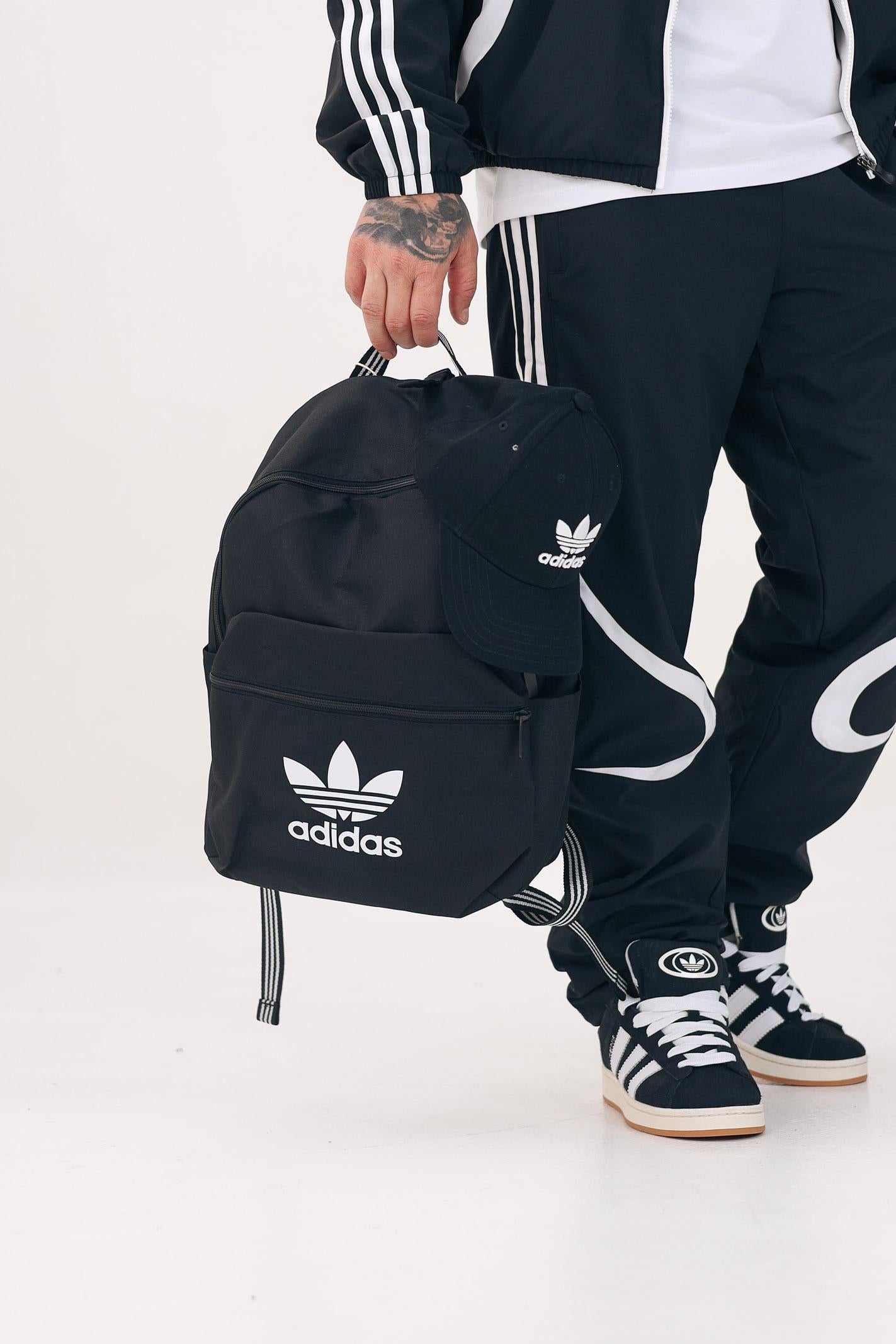 ADIDAS ORIGINALS Zaino Adicolor nero per uomo e donna IJ0761 . ADIDAS ORIGINALS 