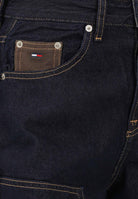 TOMMY JEANS Jeans in denim scuro da donna dal taglio wide leg DW0DW22550 1BK TOMMY JEANS 