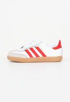 ADIDAS ORIGINALS Sneakers Samba OG bianche e rosse da neonato JQ3190  ADIDAS ORIGINALS 