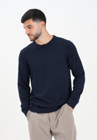SELECTED HOMME Maglioncino girocollo blu da uomo 16094647 NavyBlazer SELECTED HOMME 