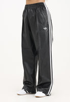 ADIDAS ORIGINALS Pantalone adidas x Jeremy Scott Pride in ecopelle nera da donna JY2015 . ADIDAS ORIGINALS 