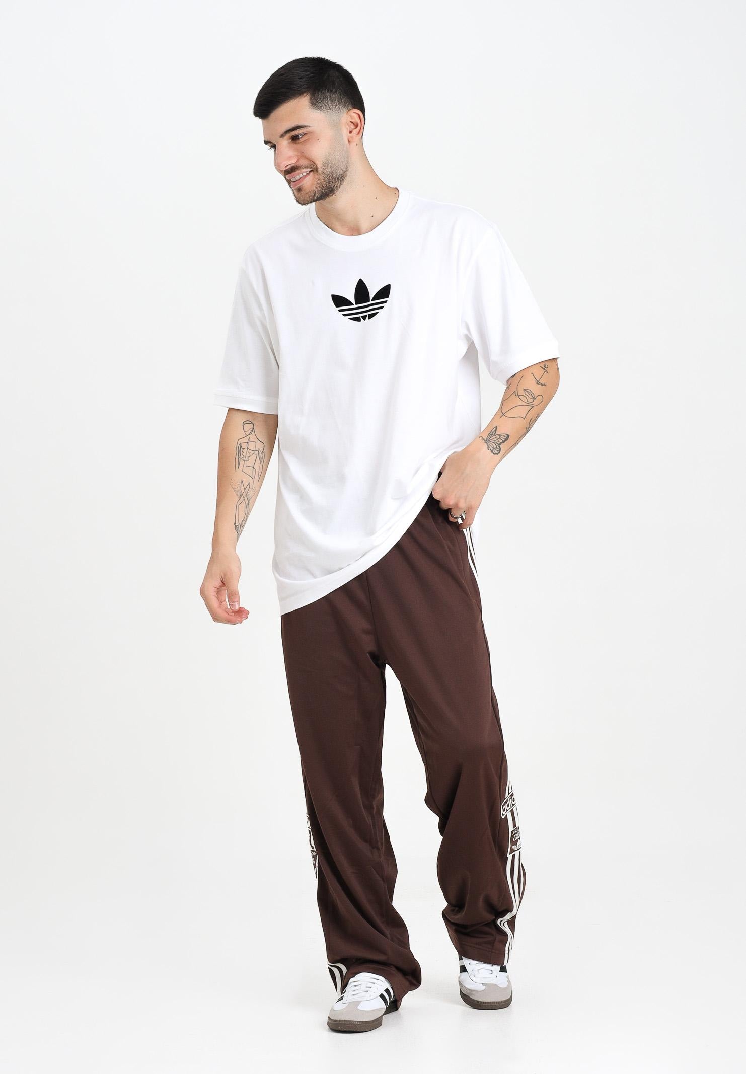 ADIDAS ORIGINALS Pantalone sportivo ADIBREAK marrone da uomo KD6658  ADIDAS ORIGINALS 