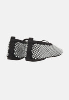 TWENTY FOURHAITCH Ballerine BOUNTY nere e argento da donna S0114NER NER TWENTY FOURHAITCH 