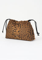 PINKO Clutch cammello da donna in suede animalier 105907A32A M35Q PINKO 