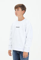 DSQUARED2 Felpa girocollo bianca per donna, ragazzi e bambini con stampa logo DQ2739D0094 DQ100 DSQUARED2 