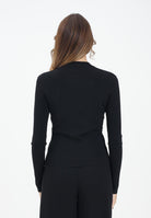 ARMANI EXCHANGE Maglioncino girocollo nero da donna con ricamo logo XW000763AF10352 UC001 ARMANI EXCHANGE 