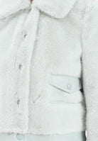 PATRIZIA PEPE Pellicciotto verde acqua da donna 8O0204E073 G613 PATRIZIA PEPE 