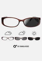 OS SUNGLASSES Occhiali da sole color vino da donna modello Victoria Photochromic OS2061 C03 OS SUNGLASSES 