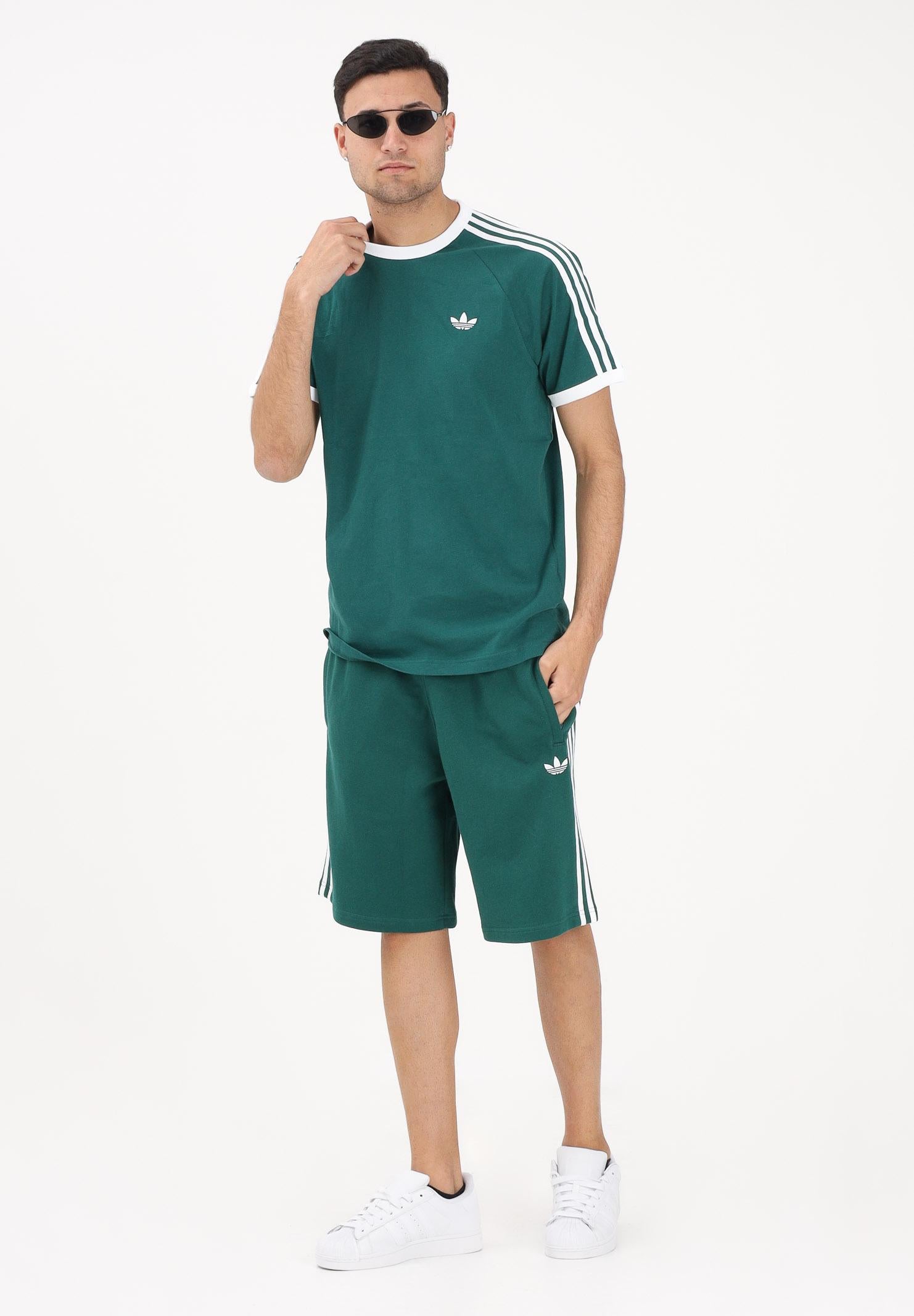 ADIDAS ORIGINALS Shorts sportivo 3-STRIPES verde da uomo KE3563 . ADIDAS ORIGINALS 