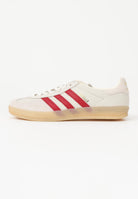 ADIDAS ORIGINALS Sneakers GAZELLE INDOOR AYAKKABI beige e rosse per uomo e donna IH9676 . ADIDAS ORIGINALS 
