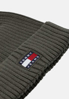 TOMMY JEANS Berretto verde militare per uomo e donna con logo AM0AM13669 MRH TOMMY JEANS 