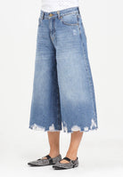 PINKO Bermuda in denim da donna con orlo distressed 104646A2RU PJV PINKO 