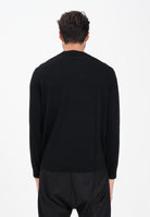 ARMANI EXCHANGE Maglioncino girocollo nero da uomo con patch logo XM001329AF11982 UC001 ARMANI EXCHANGE 