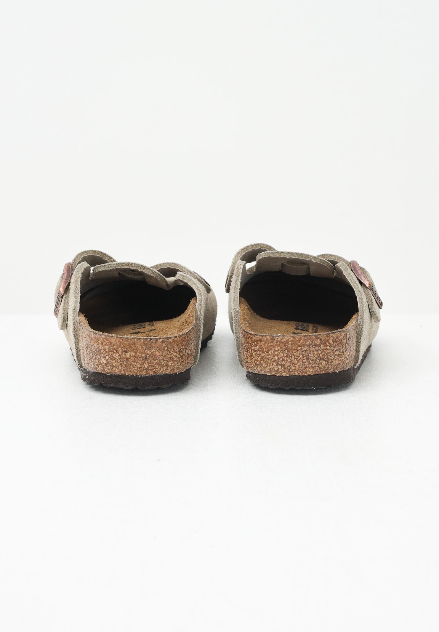 BIRKENSTOCK Ciabatte Boston taupe per bambino e bambina 1027875 . BIRKENSTOCK 