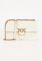 PINKO Borsa a tracolla Classic Love Bag One panna da donna 100941A0F1 Z14Q PINKO 