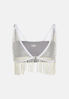 ADIDAS ORIGINALS Top SUNSET RHYTHMS grigio e bianco da donna HZ1005 . ADIDAS ORIGINALS 