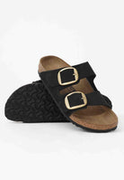 BIRKENSTOCK Ciabatte Arizona Big Buckle nere da donna 1023290 . BIRKENSTOCK 