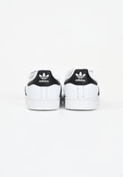 ADIDAS ORIGINALS Sneakers Superstar II Elastic Lace bianche e nere da neonato JH9984 . ADIDAS ORIGINALS 