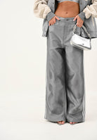 ADIDAS ORIGINALS Jeans Adilenium Season 4 Teamgeist Baggy Shine grigio da donna KE9800  ADIDAS ORIGINALS 