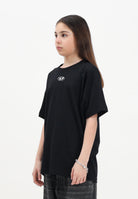 DIESEL T-shirt a manica corta Tmarcus Over nera per donna, ragazzi e bambini J0202200YI9 K900 DIESEL 