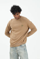 LYLE & SCOTT Maglioncino girocollo beige da uomo KN2110VC X851 LYLE & SCOTT 