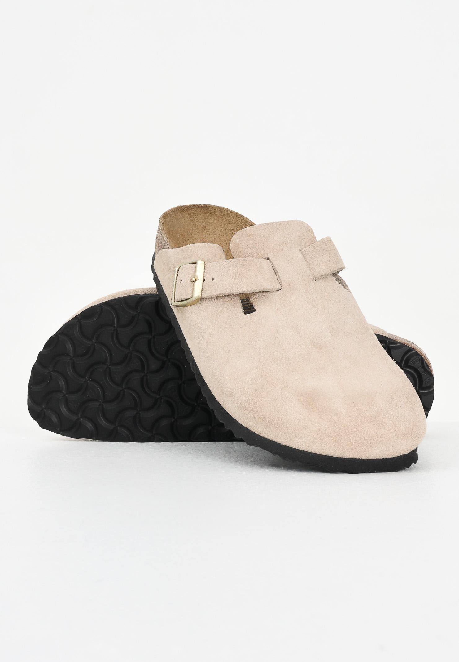 BIRKENSTOCK Ciabatte Boston beige per uomo e donna 1030883 . BIRKENSTOCK 
