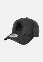 NEW ERA Cappello con visiera 9FORTY E-Crown LA Dodgers MLB in denim nero per uomo e donna 60771820 . NEW ERA 