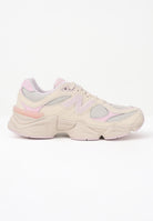 NEW BALANCE Sneakers 9060 panna e rosa da donna GC9060JP  NEW BALANCE 