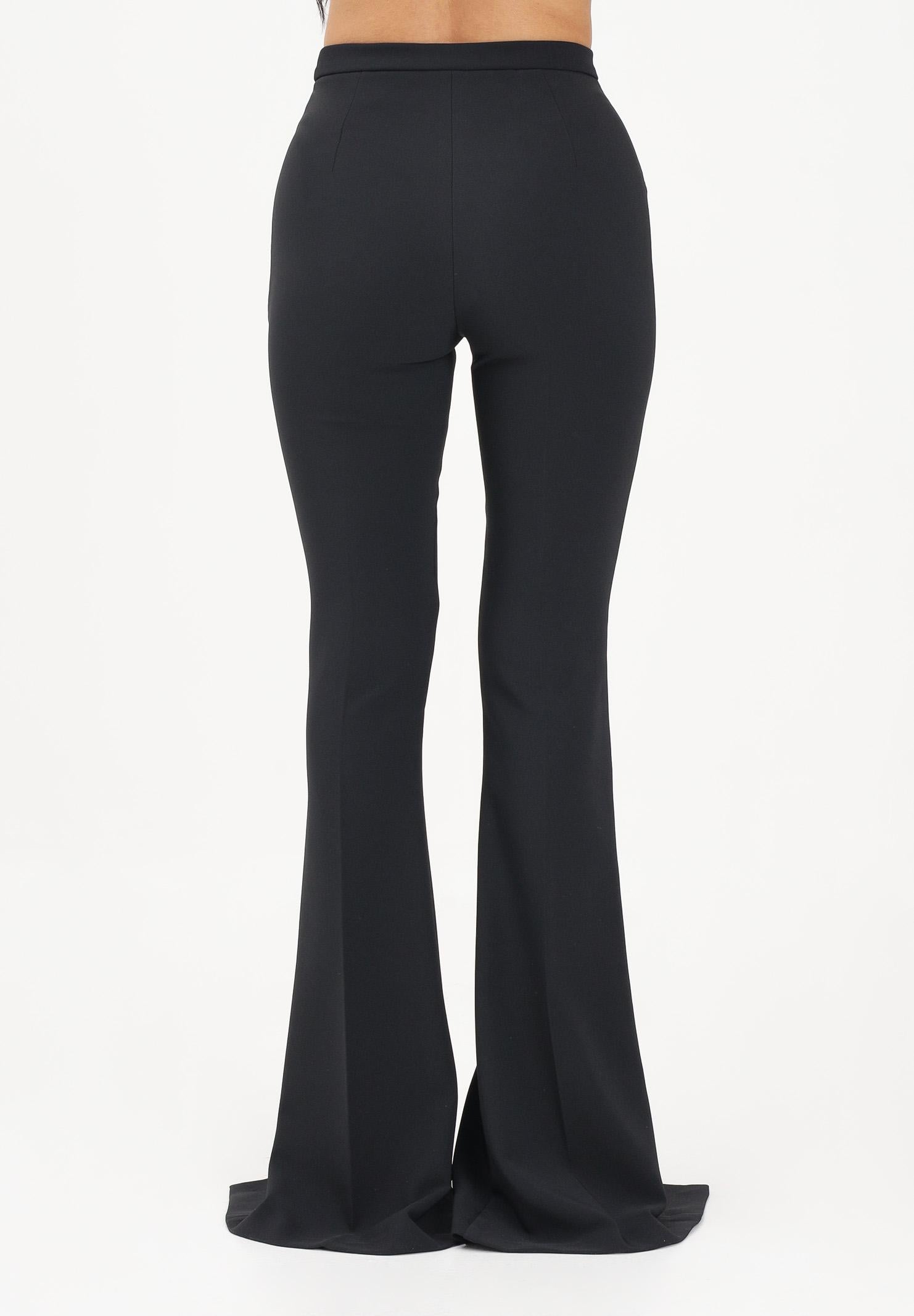 ELISABETTA FRANCHI Pantalone elegante nero da donna con cut-out e spacchi PA15961E2 685 ELISABETTA FRANCHI 