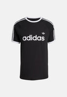 ADIDAS ORIGINALS T-shirt a manica corta 3-Stripes Slim Ringer nera da uomo KF0417 . ADIDAS ORIGINALS 