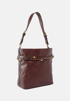 PINKO Borsa a spalla Bucket Belt burgundy da donna 106339A0QO R49Q PINKO 