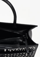 RICHMOND Shopper nera da donna con logo e borchie RWA25230BO BL RICHMOND 