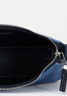 TOMMY JEANS Borsa a spalla in denim blu da donna con logo AW0AW17877 1AF TOMMY JEANS 