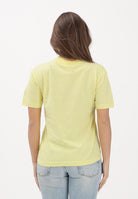 PALM ANGELS T-shirt a manica corta gialla per donna, ragazzi e bambini con stampa orso PGAA002S26JER002 020 PALM ANGELS 