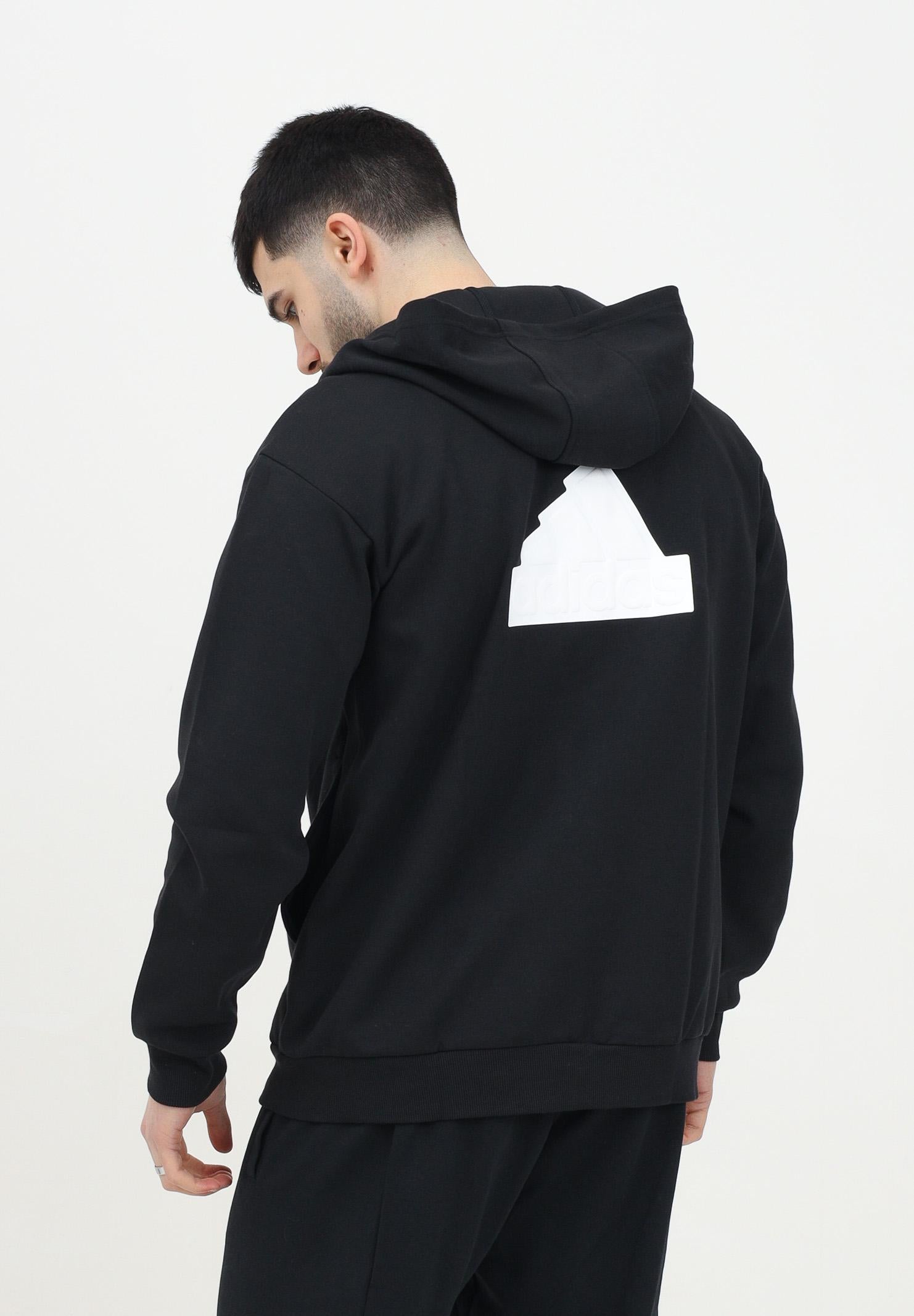 Felpa con zip Future Icons Badge Of Sport nera da uomo IN3305 . ADIDAS PERFORMANCE 