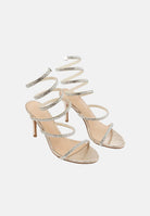 TWENTY FOURHAITCH Sandali con tacco oro da donna SH378ORO62P OR TWENTY FOURHAITCH 