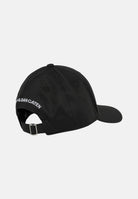 DSQUARED2 Cappello con visiera nero per uomo e donna rifinito da logo DQ3255D00YT DQ900 DSQUARED2 