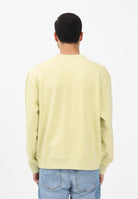 CALVIN KLEIN JEANS Felpa girocollo lime da uomo LV04RC296G2EZ . CALVIN KLEIN JEANS 