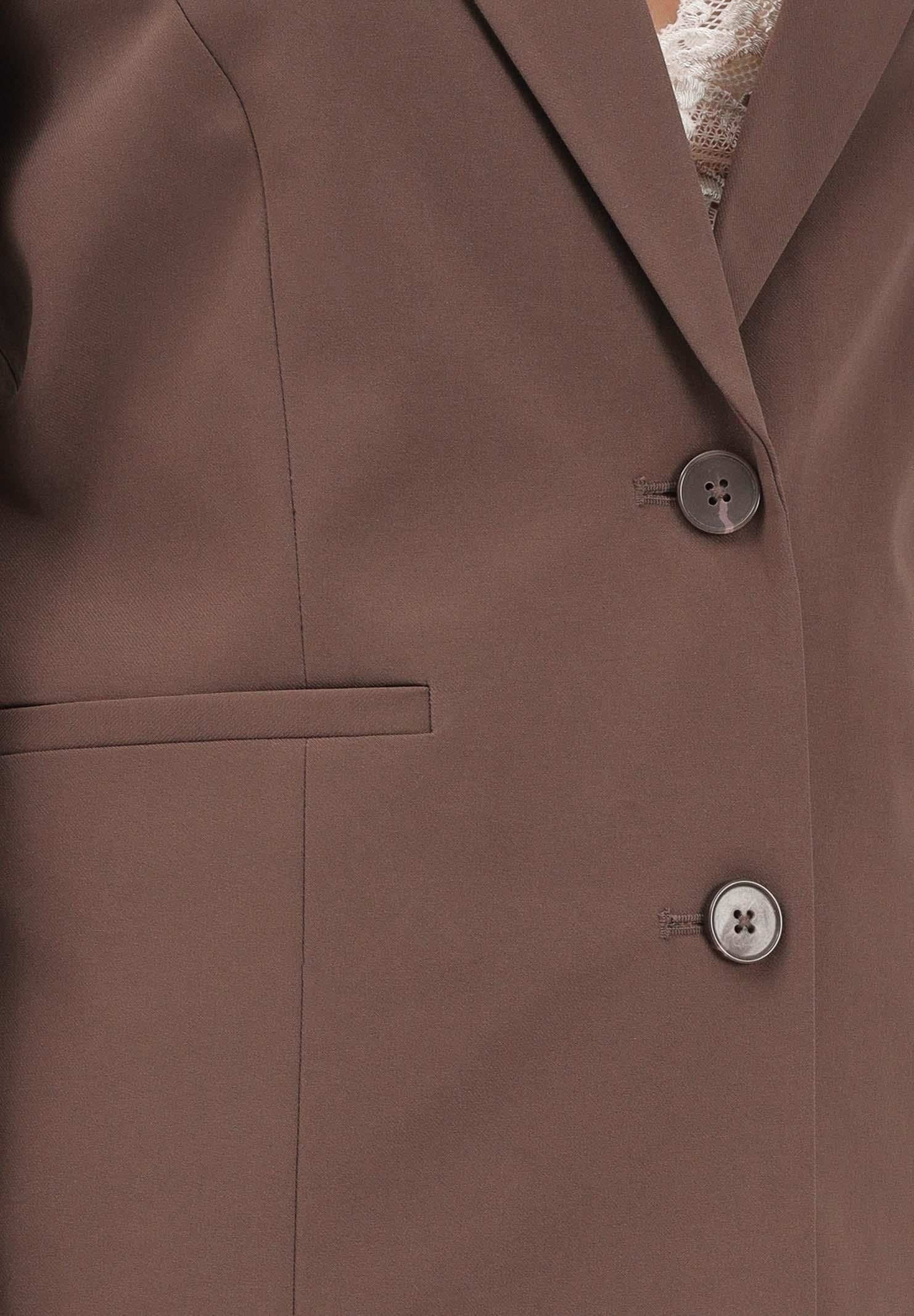 ONLY Giacca monopetto marrone da donna 15363835 CHMA ONLY 