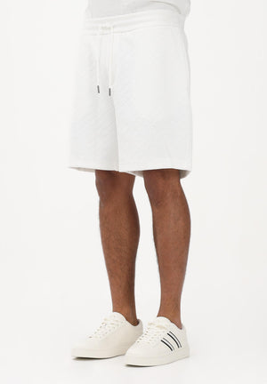 ARMANI EXCHANGE Shorts sportivo bianco da uomo con texture jacquard XM002345AF21862 U0009 ARMANI EXCHANGE 
