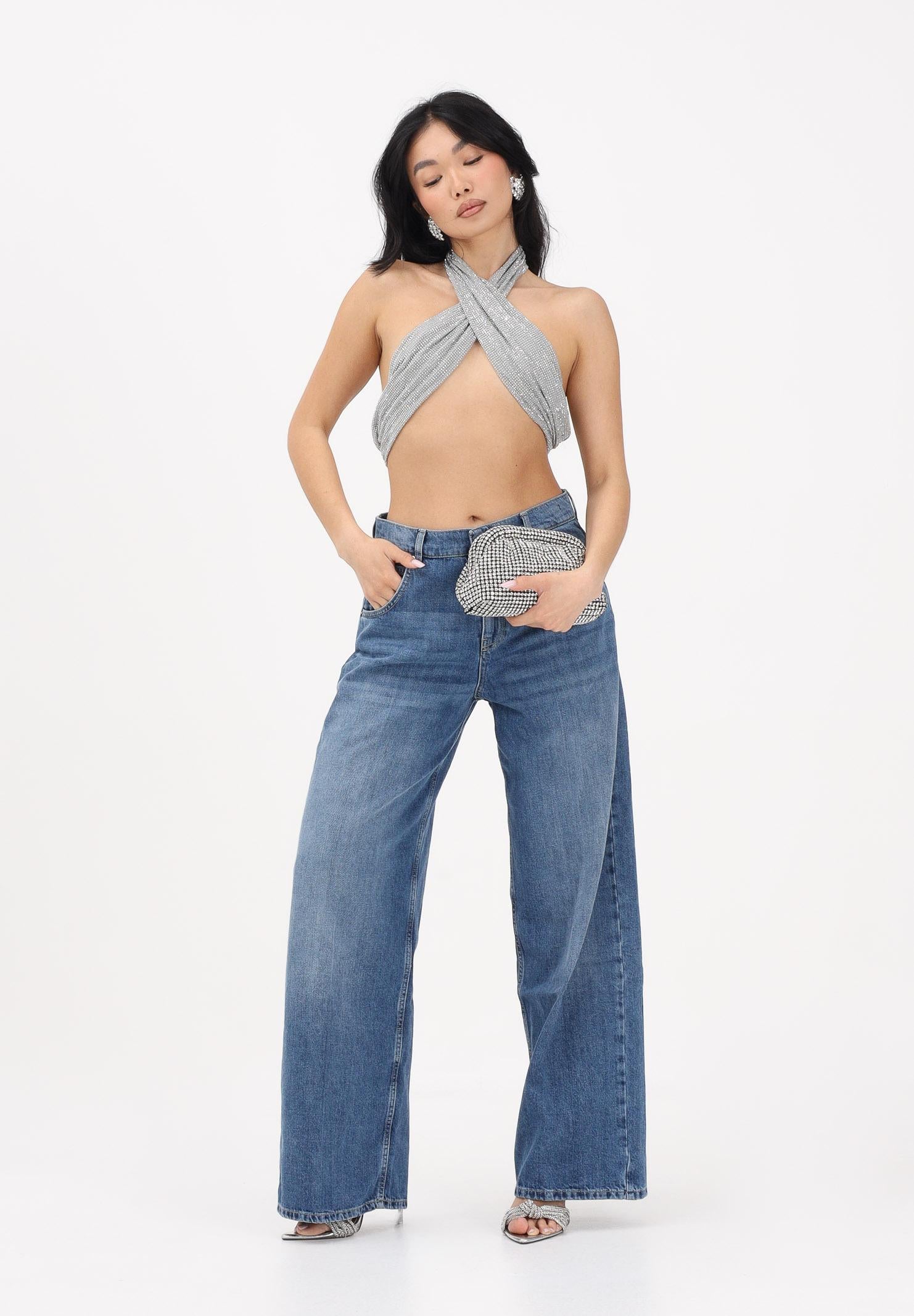 VICOLO Jeans Mia in denim medio da donna DAB5140 DEBL VICOLO 