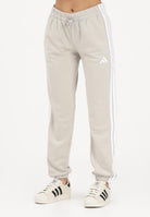 ADIDAS PERFORMANCE Pantalone sportivo Essentials 3-Stripes French Terry Cuffed beige da donna JE0049 . ADIDAS PERFORMANCE 