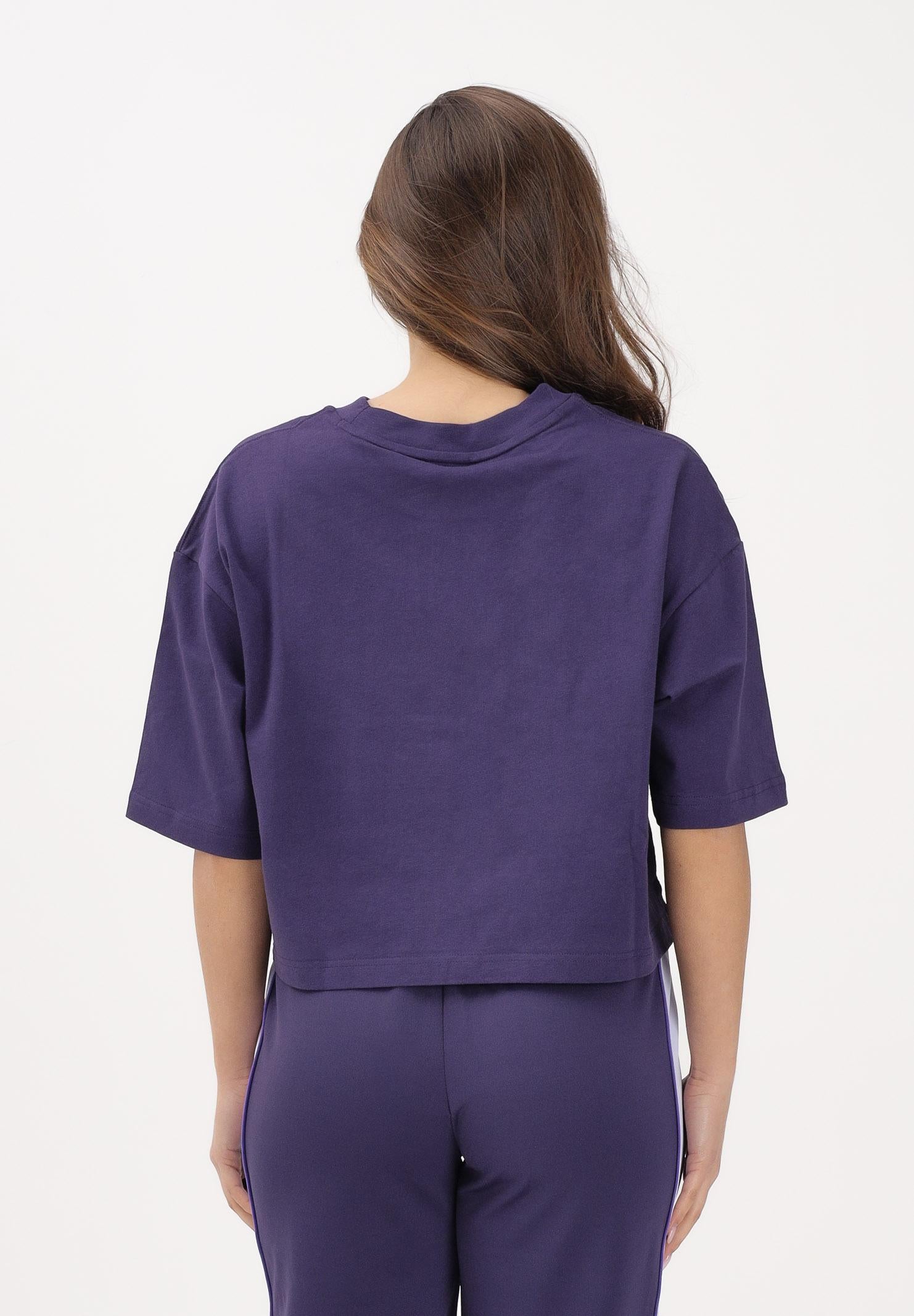 NEW BALANCE T-shirt a manica corta Athletics Premium Chest Logo viola da donna WT51908BOY . NEW BALANCE 