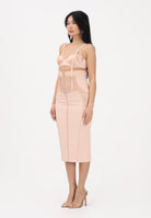 ELISABETTA FRANCHI Abito midi a tubino nude da donna AB88162E2 EA1 ELISABETTA FRANCHI 