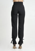 SANTAS Pantalone elegante DULCHE DE LECHE nero da donna PV25024 NERO SANTAS 