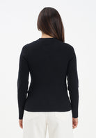 LEVI'S® Maglioncino girocollo nero da donna realizzato in tessuto a costine A0719-0035 . LEVI'S® 