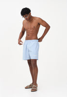 LACOSTE Shorts mare celeste da uomo con stampa logo MH1852 HBA LACOSTE 