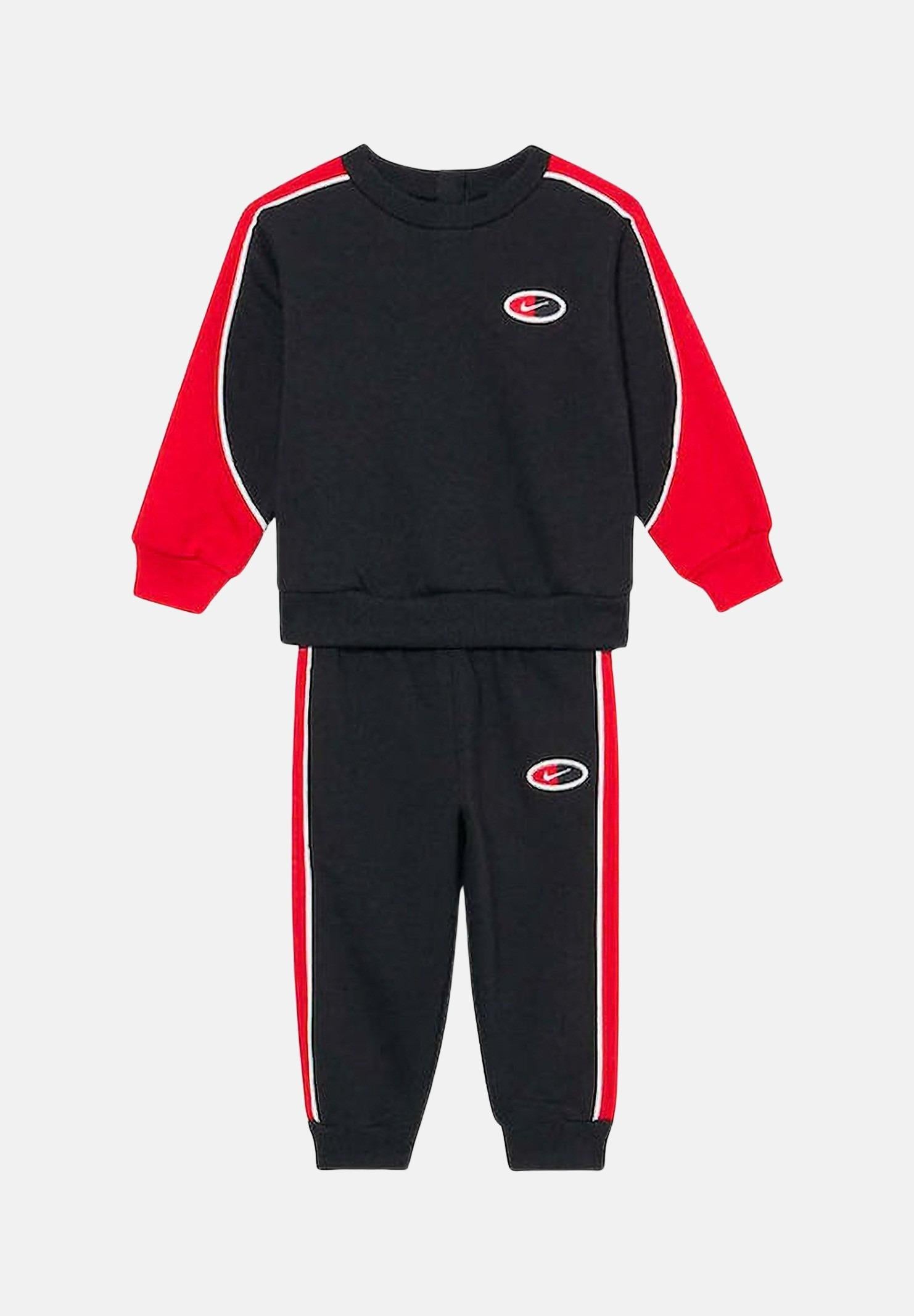 NIKE Tuta nera e rossa per bambino e bambina 86N293 023 NIKE 